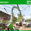 Máy băm gỗ 10 tấn dạng phun được GREEN MECH lắp đặt tại Bình Định