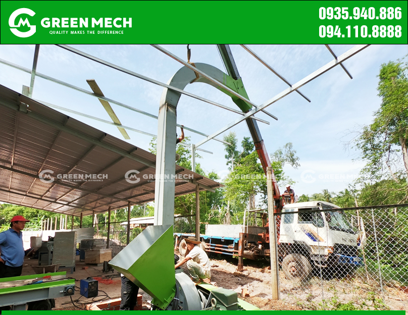 Máy băm gỗ GREEN MECH
