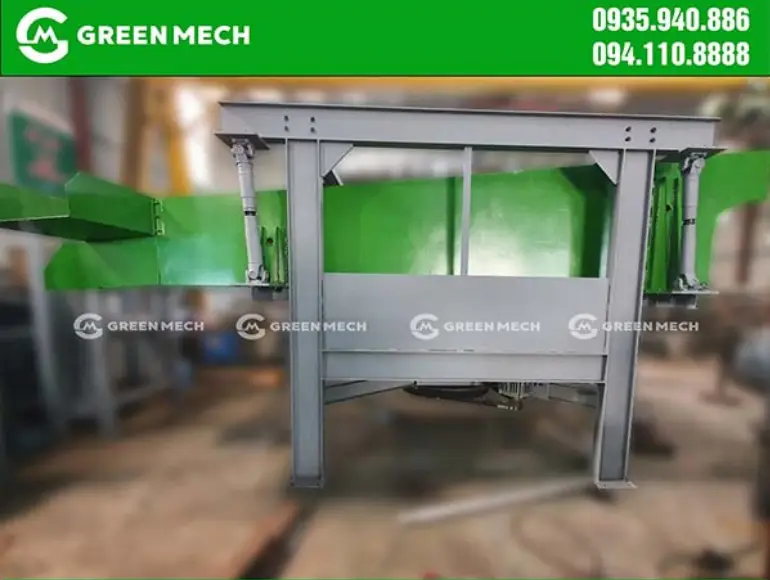 Máy sàng dăm gỗ dạng lắc GREEN MECH