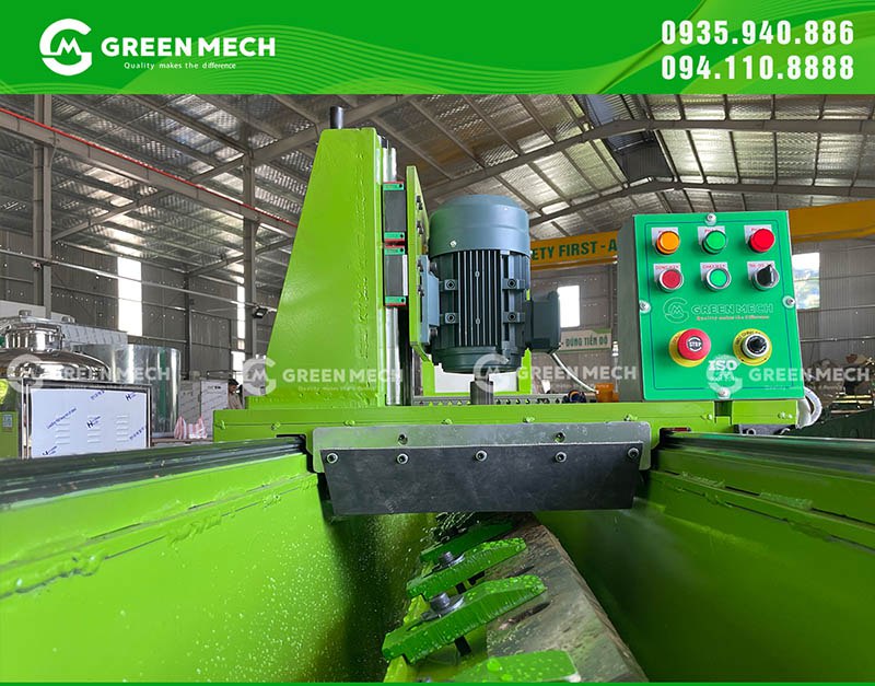 Máy mài dao băm gỗ hành trình 2000 GREEN MECH mang lại sự tối ưu hóa trong sản xuất