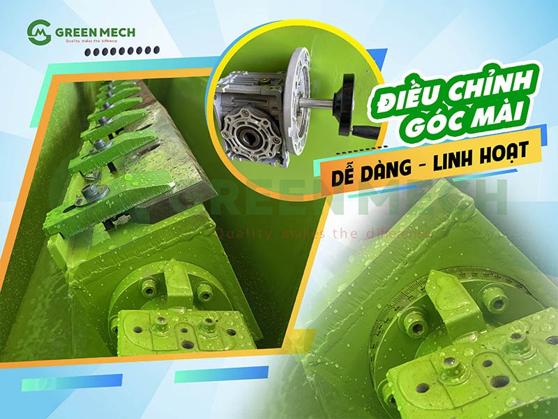Máy mài dao băm gỗ hiệu quả cho sản
