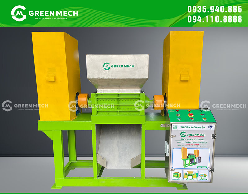 Máy nghiền 2 trục công suất 300kg (phiên bản 2025)