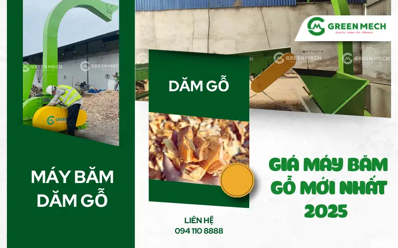 Giá máy băm gỗ mới nhất 2025 – Cập nhật chi tiết từng loại