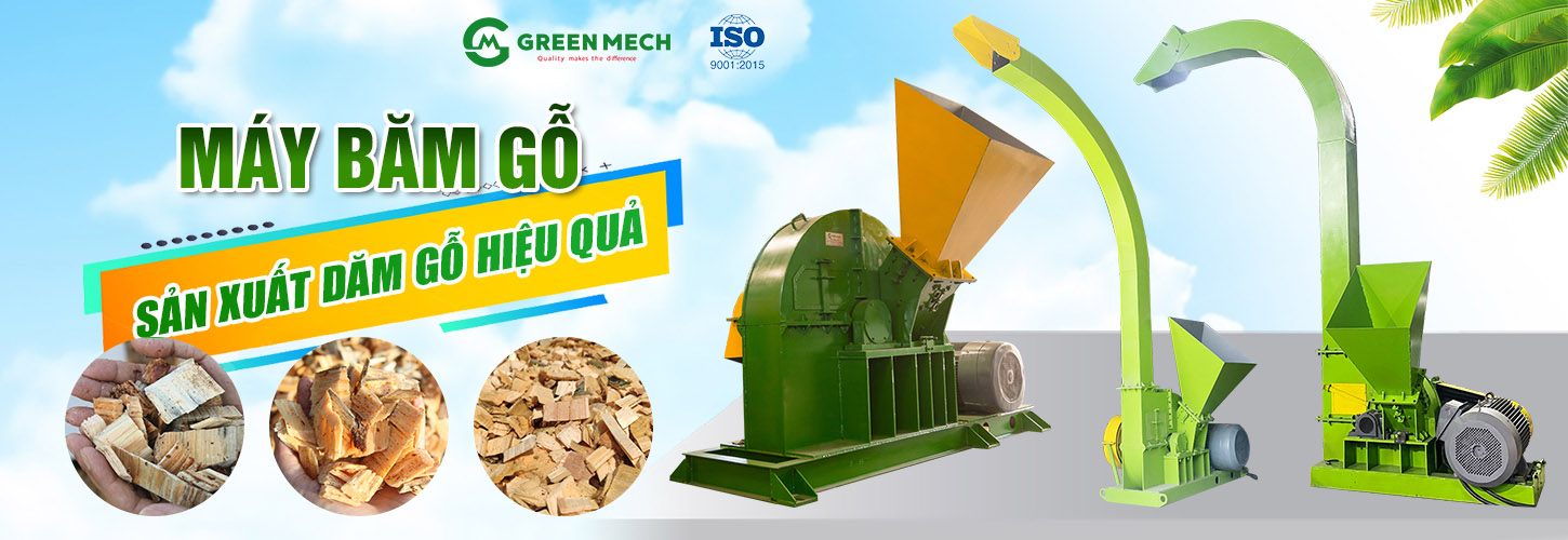 Máy băm gỗ xuất khẩu tốt nhất GREEN MECH