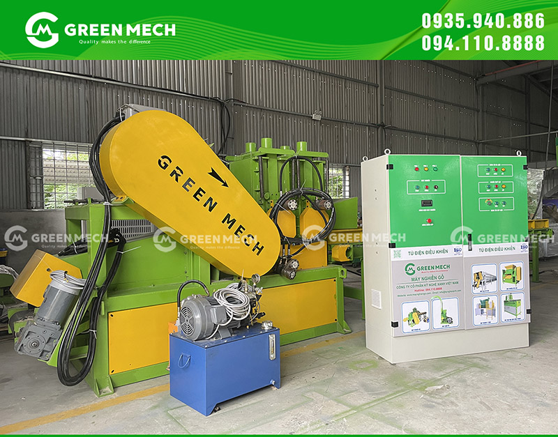 Máy nghiền gỗ thành mùn cưa GREEN MECH chất lượng cao