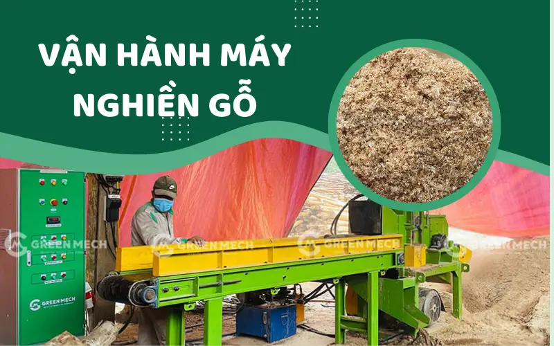 Máy nghiền gỗ an toàn cho người sử dụng