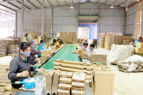 Sản xuất bao bì giấy