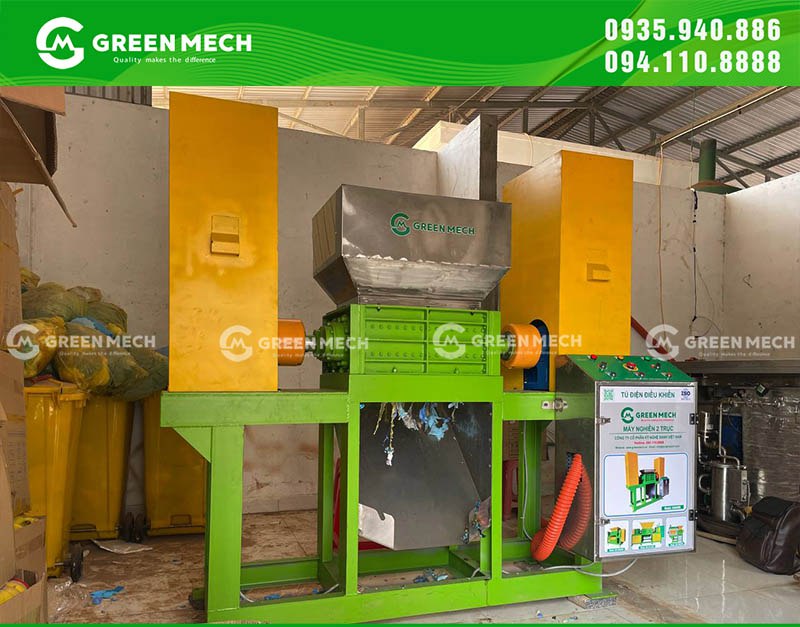 lắp đặt máy nghiền 2 trục tiên tiến ở Buôn Mê Thuột